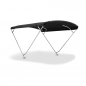 Preview: Edelstahl Bimini Top Fly Bridge 245 ± 10cm Breite