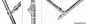 Preview: Edelstahl Bimini Top Osculati 215-225cm Breite