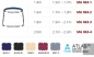 Preview: 4 Stangen Bimini Oceansouth Montagebreite 190-200cm
