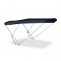 Preview: Bimini mit Geräteträger "Strange XL". Breite 170cm