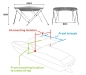 Preview: Bimini Top 137-152cm Breite
