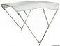 Preview: Edelstahl Bimini Top Osculati 215-225cm Breite