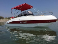 Preview: Bimini Top mit Geräteträger für Motorboote Breite 145cm bis 190cm