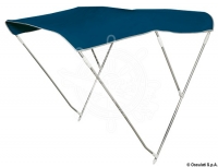 Preview: 3 Stangen Bimini Top Light 150-160cm Breite 145cm Höhe