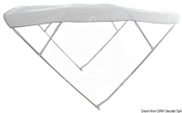 4 Stangen Bimini Top Light 190-200cm Breite 145cm Höhe
