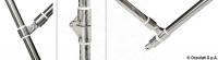 Preview: Edelstahl Bimini Top Osculati 185-195cm Breite