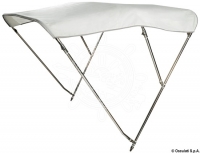 Edelstahl Bimini Top Osculati 245-255cm Breite