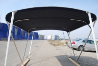 Preview: Edelstahl Bimini Top Fly Bridge 275 ± 10cm Breite