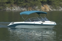 Preview: 3 Stangen Bimini "Carver" Höhe 76cm Breite 185-198cm Farbe ocean