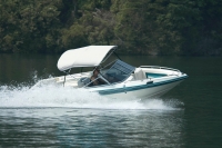 Preview: 3 Stangen Bimini "Carver" Höhe 76cm Breite 185-198cm Farbe ocean