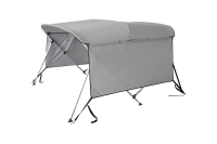 Preview: 2 Stück Seitenteile für Bimini Tops mit einer Verdeckslänge von 180cm
