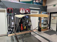 Bimini für Geräteträger "Motorboot" Stoff aus Sunbrella