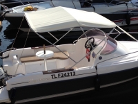Preview: 3 Stangen Bimini Top Light 115-125cm Breite 115cm Höhe