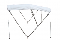 Preview: Edelstahl Bimini Top Osculati 185-195cm Breite