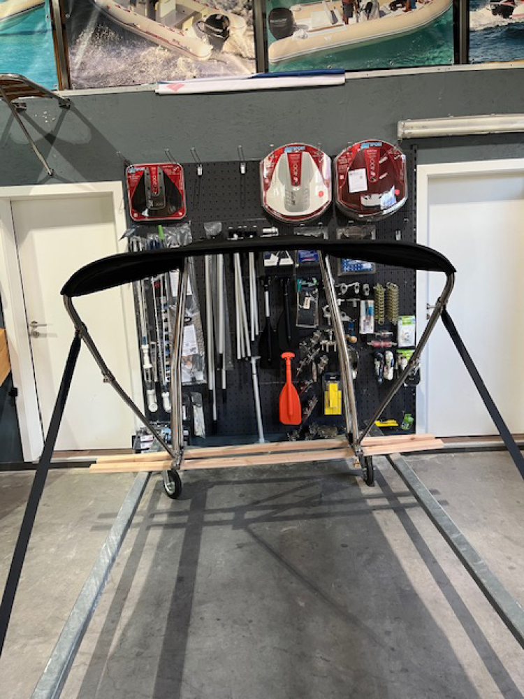 Bimini für Geräteträger "Motorboot" Stoff aus Sunbrella