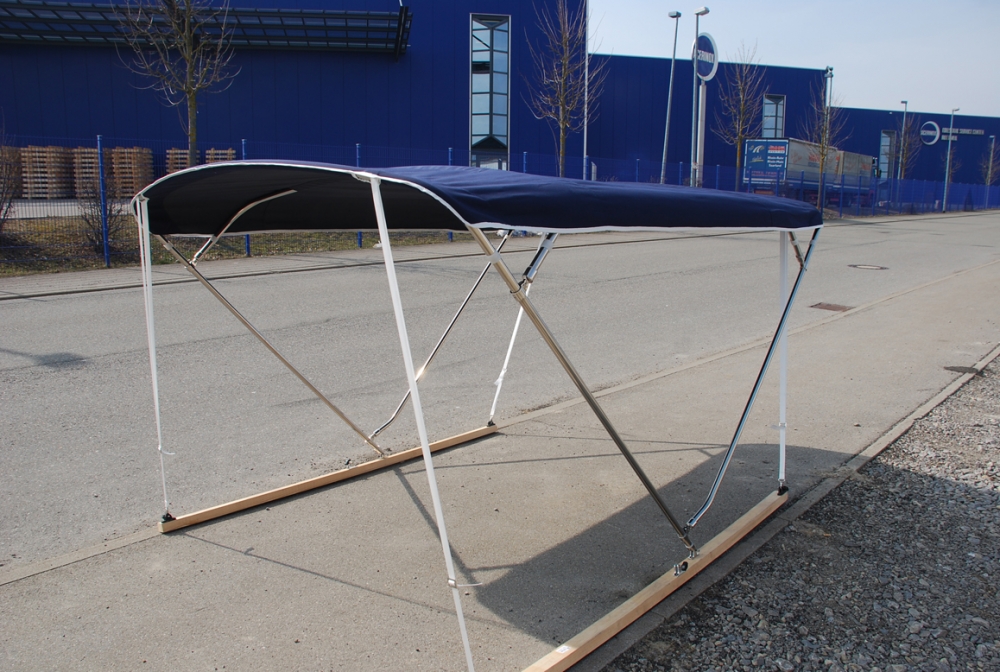 Edelstahl Bimini Top Fly Bridge 185 ± 10cm Breite
