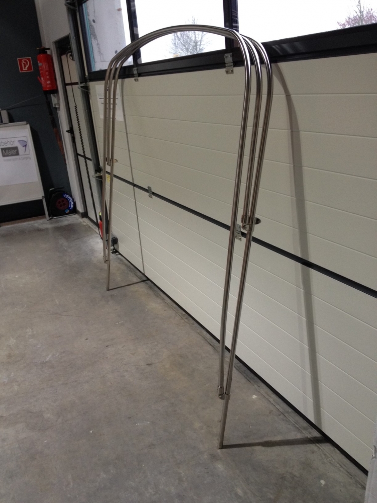 Bimini Gestänge mit 3 Stangen Breite 230cm