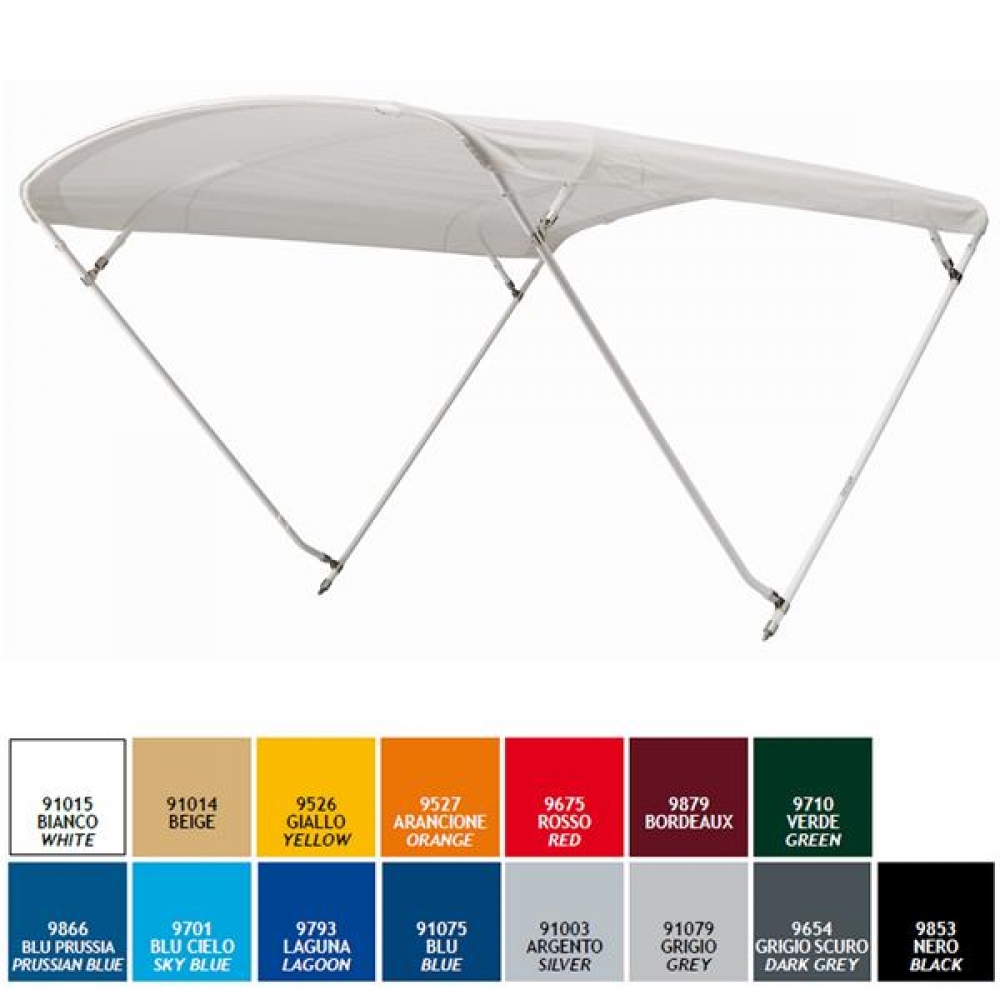 4-Stangen Bimini Top Breite 200cm ±10cm