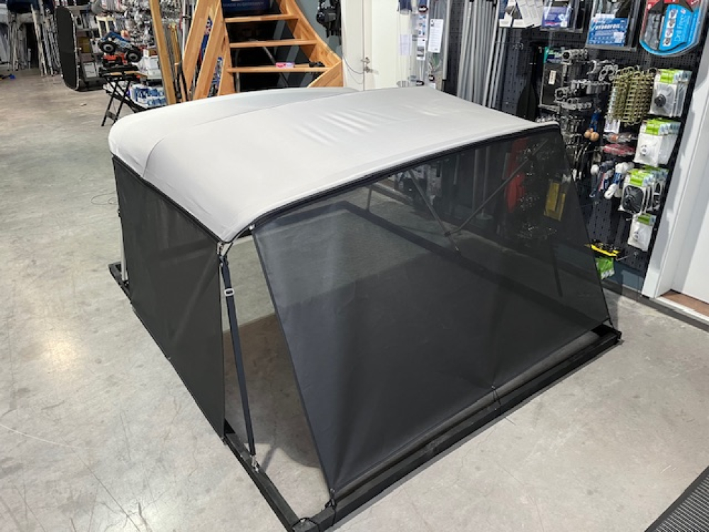 3 Stangen Bimini Top Deluxe Alu 137-152cm Breite