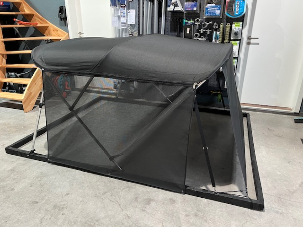 3 Stangen Bimini Top Deluxe Alu 137-152cm Breite