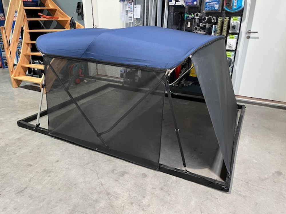 3 Stangen Bimini Top Deluxe Alu 137-152cm Breite