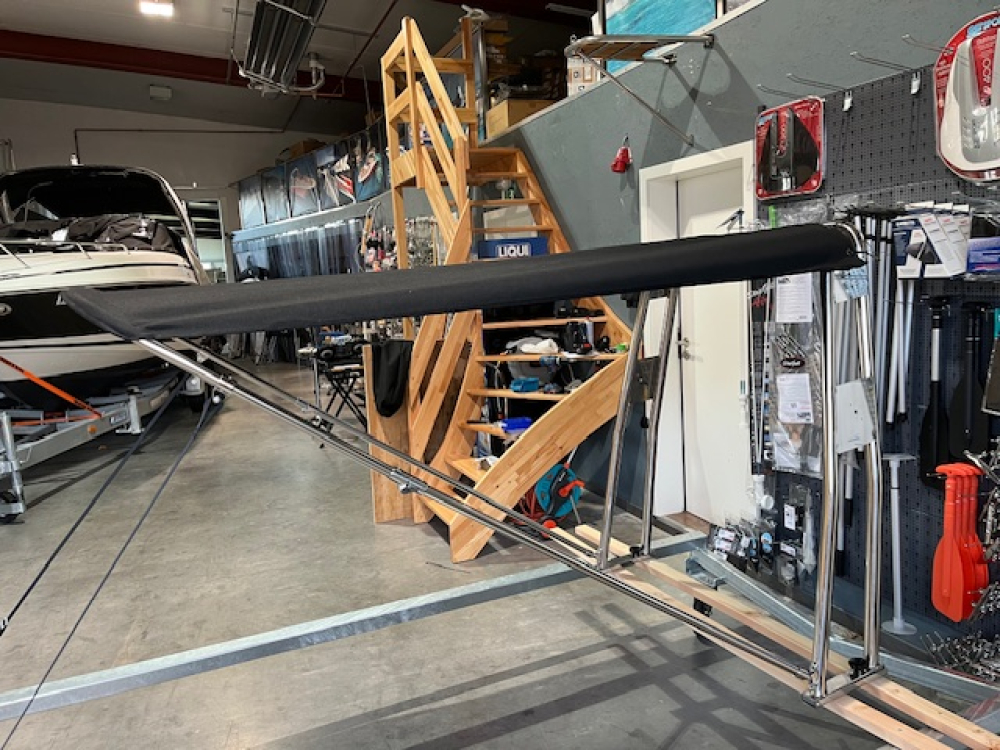 Bimini für Geräteträger "Motorboot" Stoff aus Sunbrella