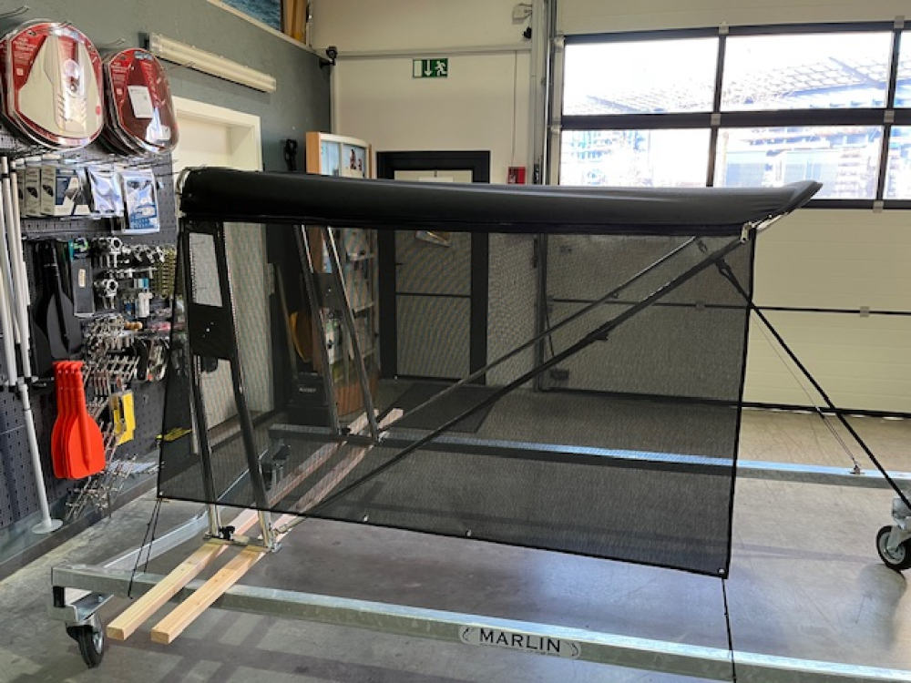 Bimini für Geräteträger "Motorboot" Stoff aus Sunbrella