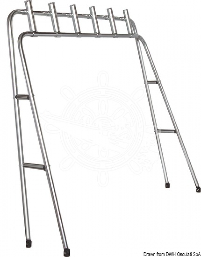 Klappbares Angelrutenrack